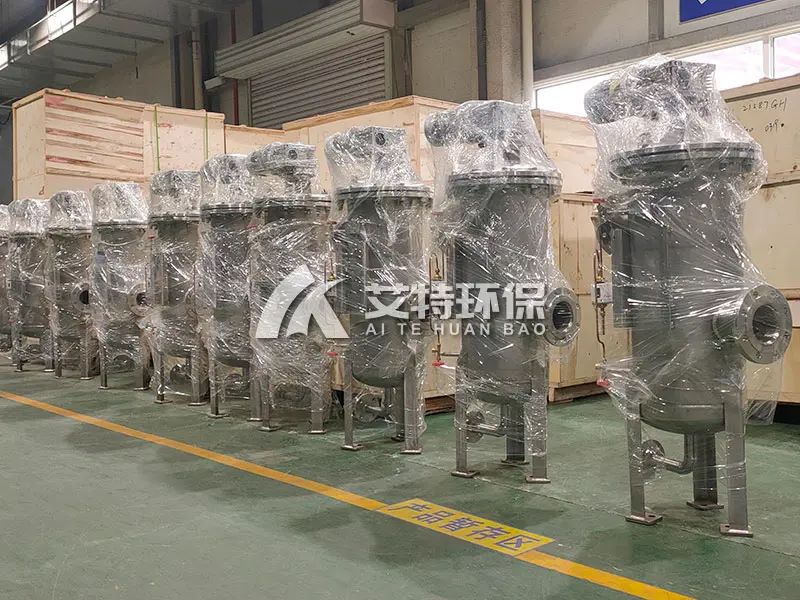 自清洗过滤器助力湖北炼油厂