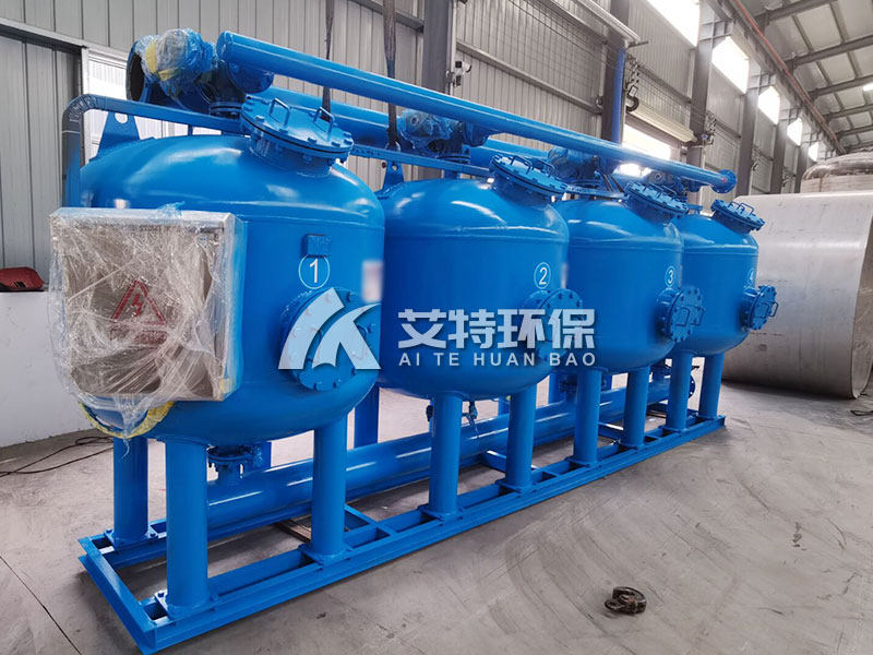 硅基新材料循环水系统：配套使用浅层砂过滤器防止水垢、堵塞